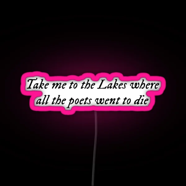 The Lakes RGB Neon Sign