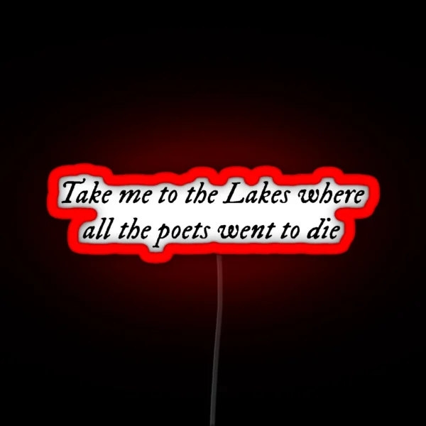 The Lakes RGB Neon Sign