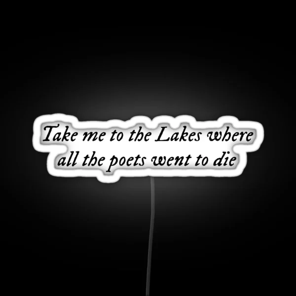 The Lakes RGB Neon Sign