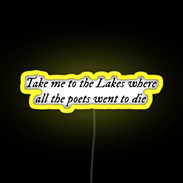 The Lakes RGB Neon Sign