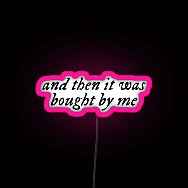 The Last Great American Dynasty RGB Neon Sign