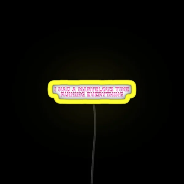 The Last Great American Dynasty Taylor Swift RGB Neon Sign