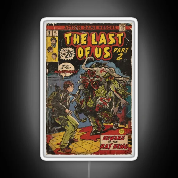 The Last Of Us 2 Rat King Fan Art RGB Neon Sign
