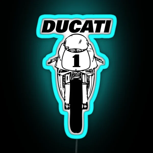 The Legendary Ducati 916 RGB Neon Sign