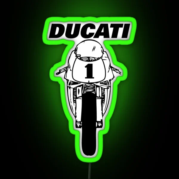The Legendary Ducati 916 RGB Neon Sign