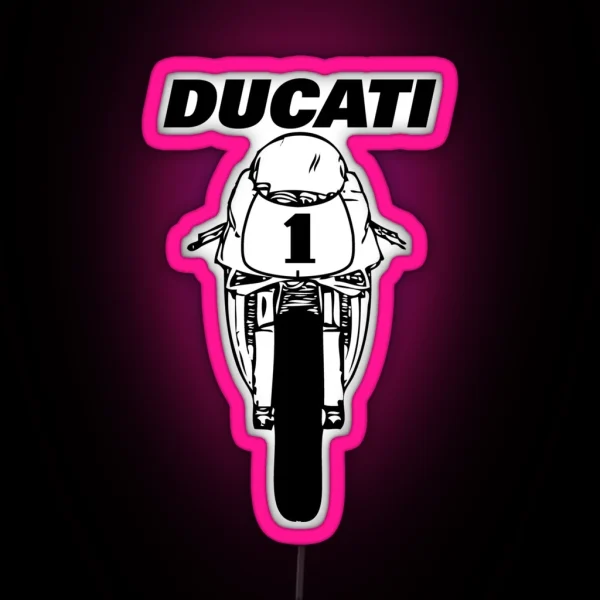 The Legendary Ducati 916 RGB Neon Sign