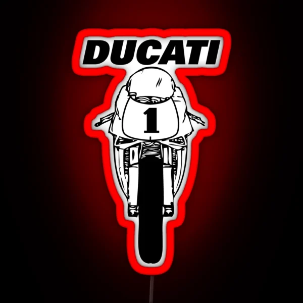 The Legendary Ducati 916 RGB Neon Sign