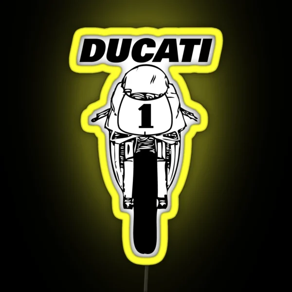 The Legendary Ducati 916 RGB Neon Sign