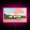 Add a touch of quirky humor with this retro neon.