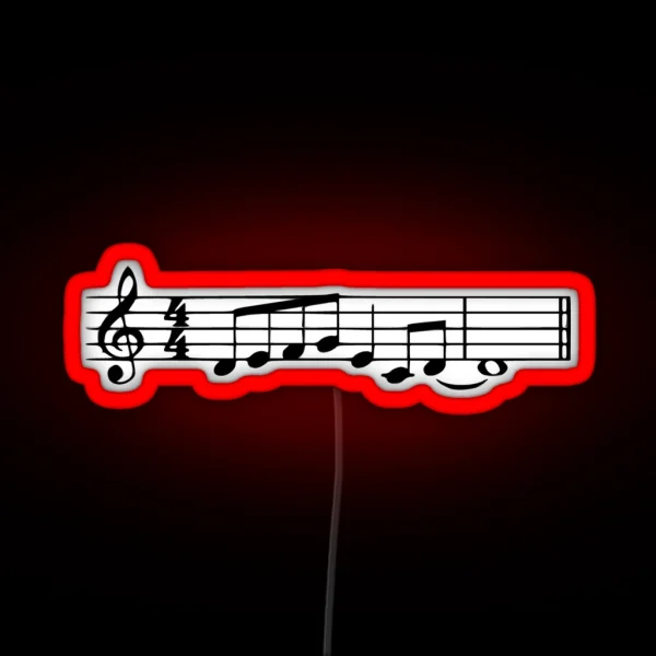 The Lick Jazz Music Meme White RGB Neon Sign