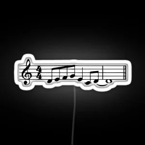 The Lick Jazz Music Meme White RGB Neon Sign