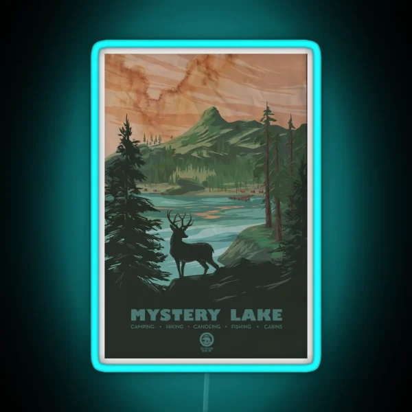 The Long Dark Mystery Lake RGB Neon Sign