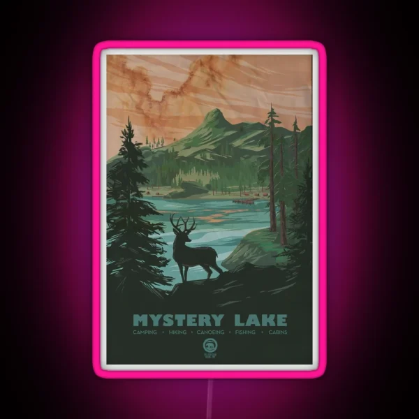 The Long Dark Mystery Lake RGB Neon Sign