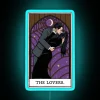 Romantic Vibes at Home with Lovers Tarot Card Neon Sign