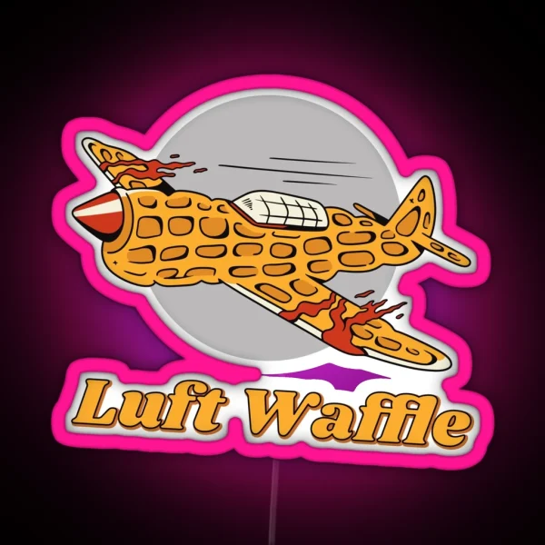 The Luft Waffle Meme RGB Neon Sign