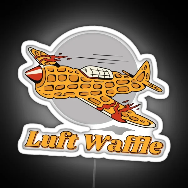 The Luft Waffle Meme RGB Neon Sign