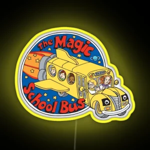 The Magic School Bus Logo RGB Neon Sign