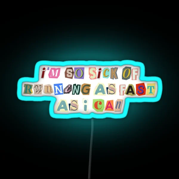 The Man Lyric Aesthetic Led RGB Neon Sign