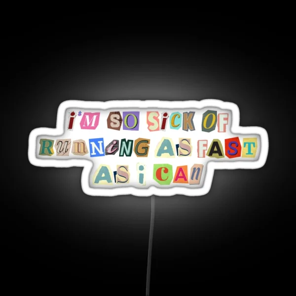 The Man Lyric Aesthetic Led RGB Neon Sign