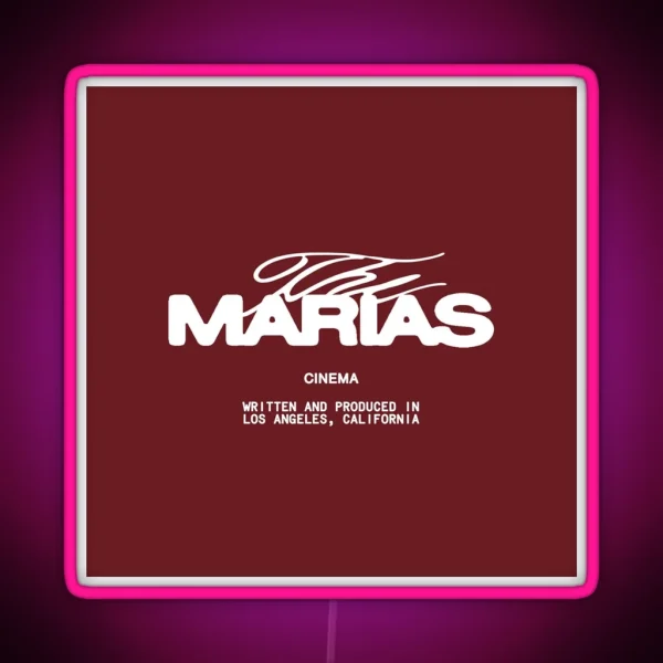The Marias RGB Neon Sign