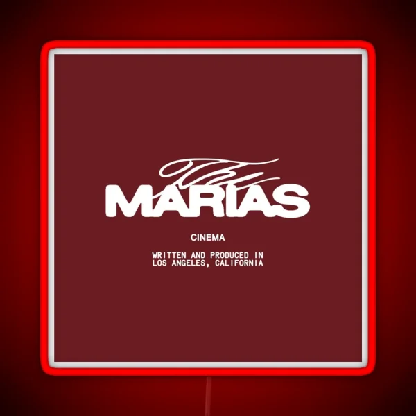 The Marias RGB Neon Sign
