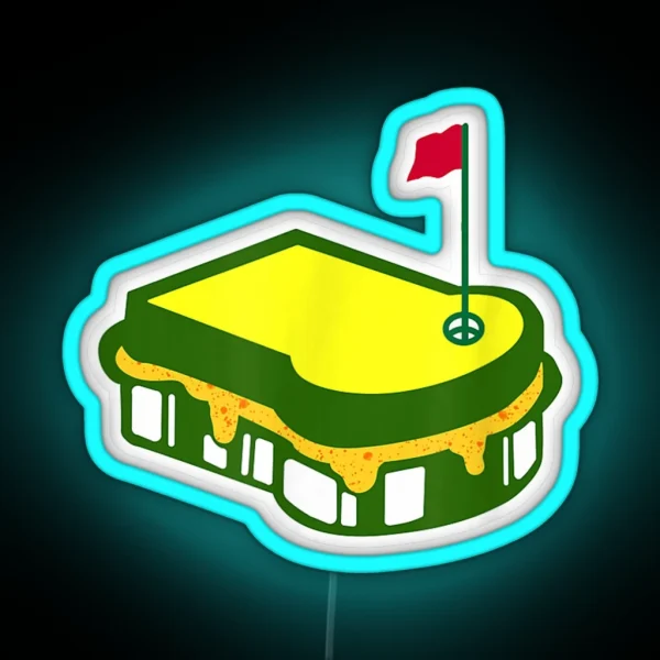 The Master Pimento And Cheese Golfing RGB Neon Sign
