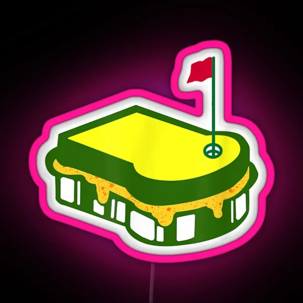 The Master Pimento And Cheese Golfing RGB Neon Sign