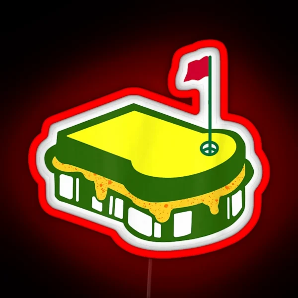 The Master Pimento And Cheese Golfing RGB Neon Sign