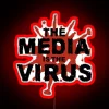 Eye-catching Neon Sign Featuring 'The Media is the Virus' Quote