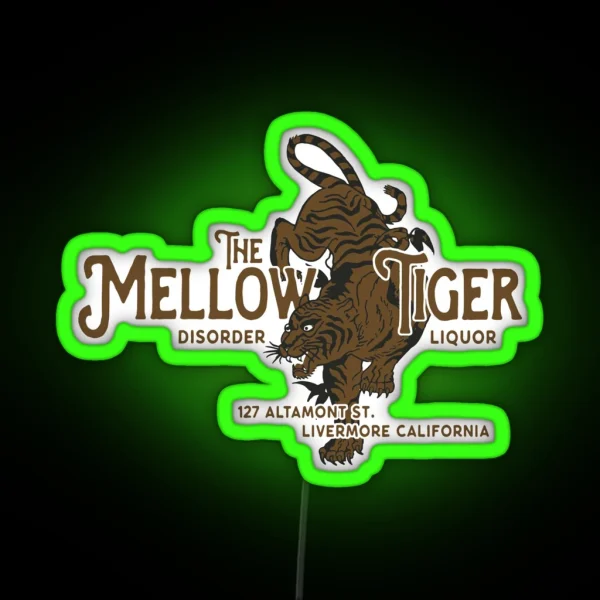 The Mellow Tiger Bar RGB Neon Sign