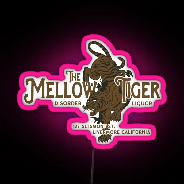 The Mellow Tiger Bar RGB Neon Sign