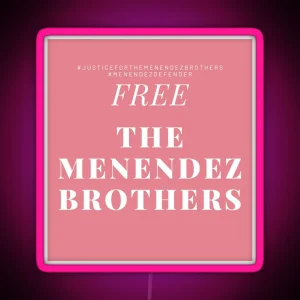 The Menendez Brothers RGB Neon Sign