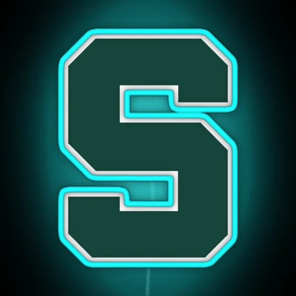 The Michigan Spartans RGB Neon Sign