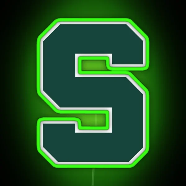 The Michigan Spartans RGB Neon Sign