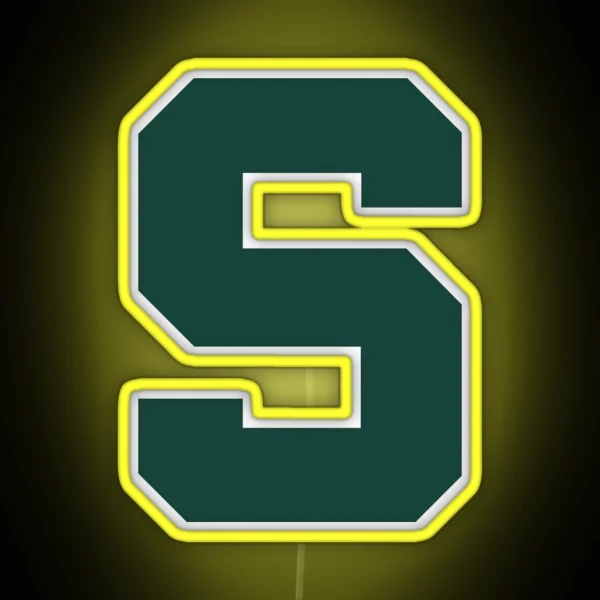 The Michigan Spartans RGB Neon Sign