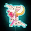 Vibrant 'The Moon Made Me Do It' Customizable Neon Wall Sign