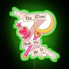 Whimsical Lunar-Inspired Home Decor with Color-Changing RGB Neon Sign Artwork