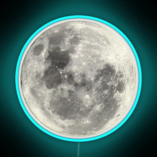 The Moon RGB Neon Sign