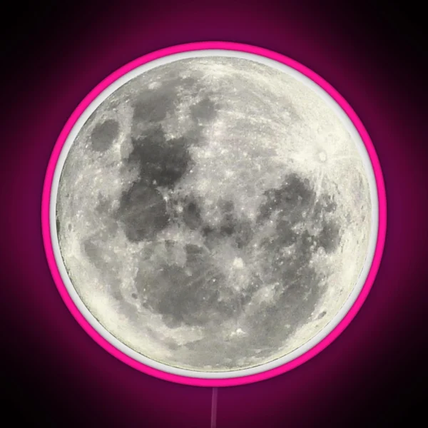 The Moon RGB Neon Sign