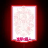 Vibrant nine-giant LED neon sign with fully customizable RGB colors.
