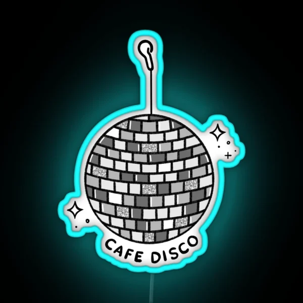 The Office Cafe Disco RGB Neon Sign