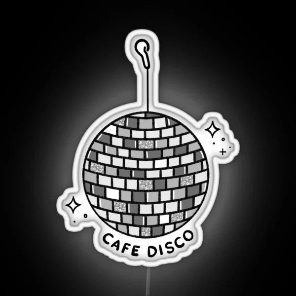 The Office Cafe Disco RGB Neon Sign
