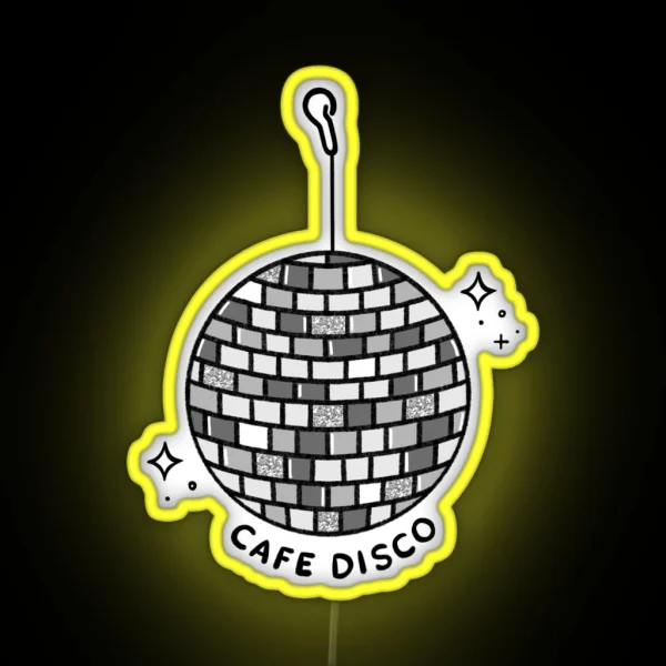 The Office Cafe Disco RGB Neon Sign
