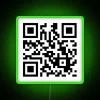 RGB Neon Office Fire Drill Compliance Sign with QR Code
