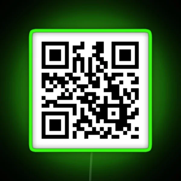 The Office Fire Drill QR Code Led RGB Neon Sign