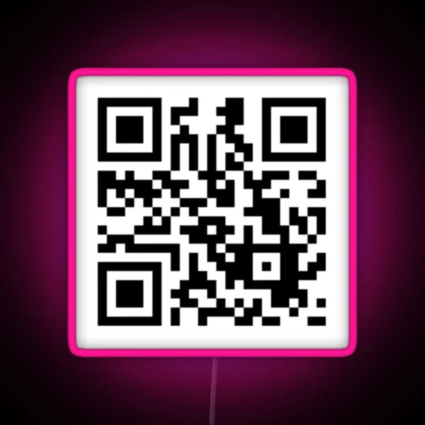 The Office Fire Drill QR Code Led RGB Neon Sign