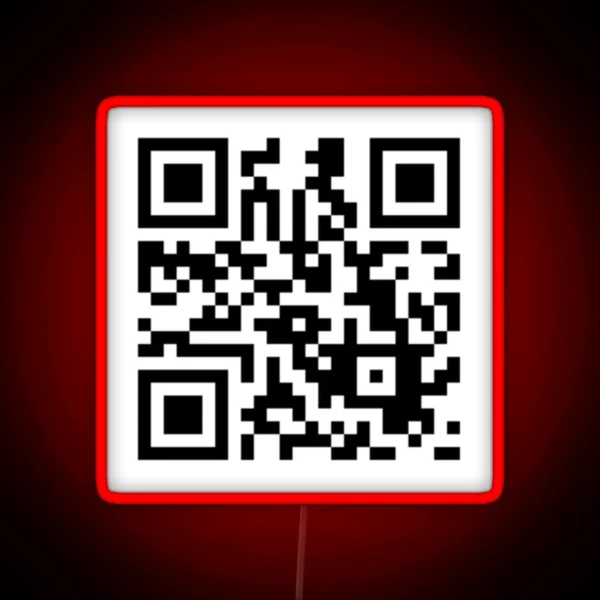 The Office Fire Drill QR Code Led RGB Neon Sign