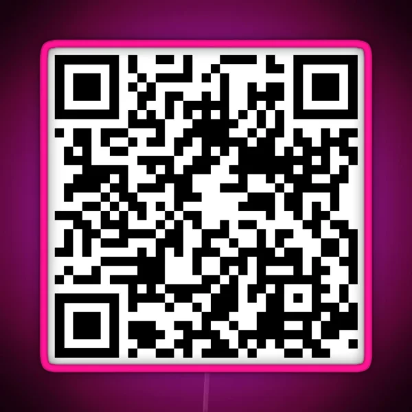 The Office It S Britney B Tch QR Code RGB Neon Sign