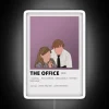 RGB glow of Dunder Mifflin's iconic logo in sleek simplicity