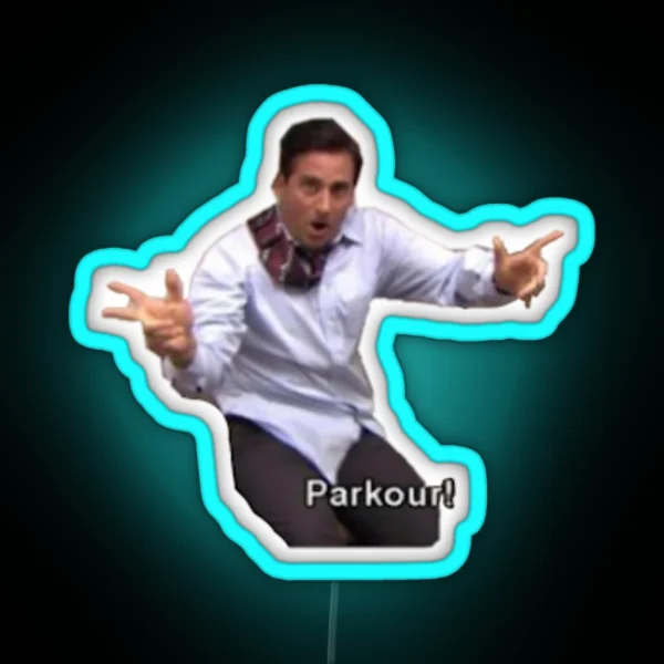 The Office PARKOUR RGB Neon Sign